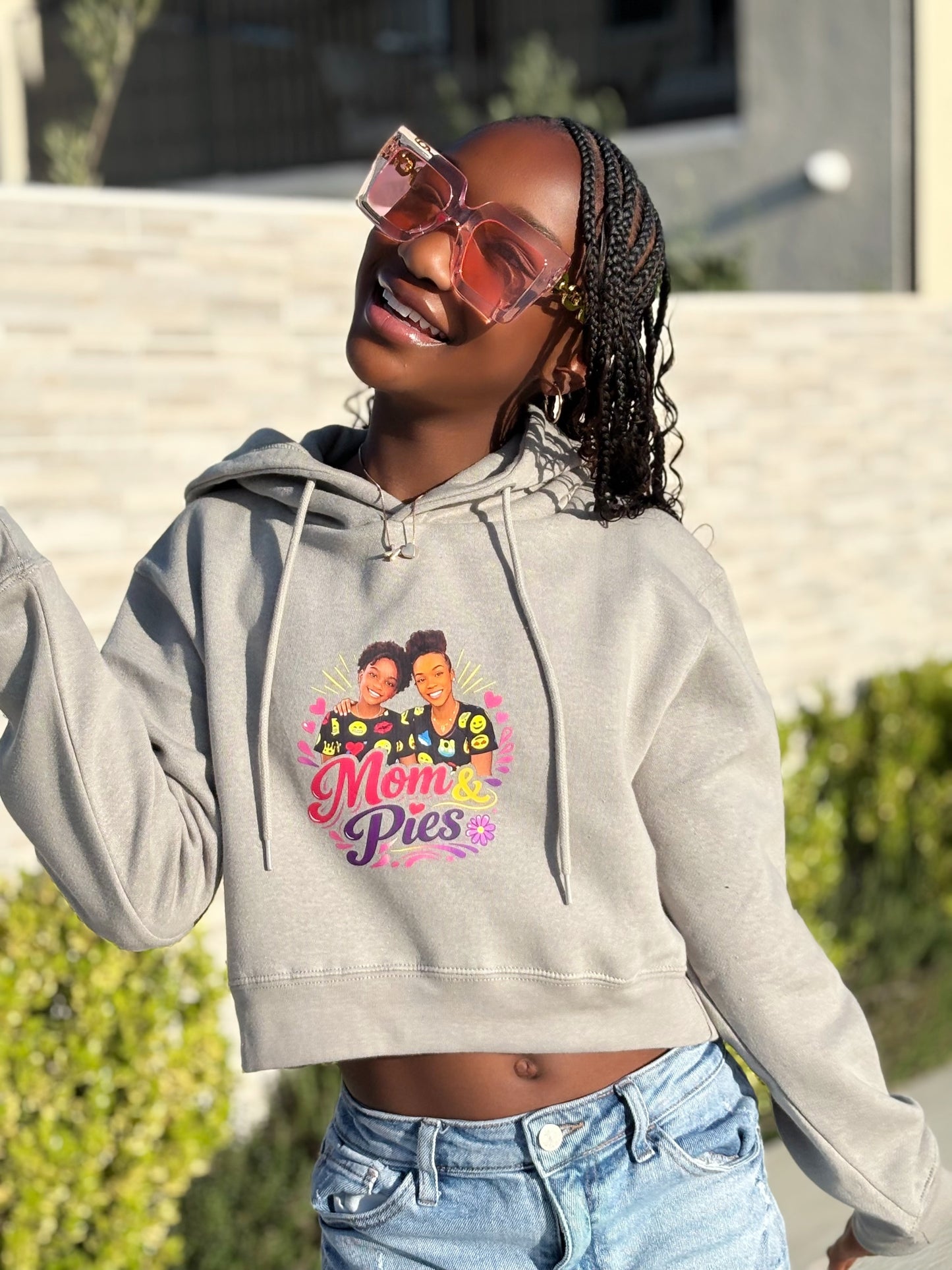 MP Crop Hoodie (Heather Gray)