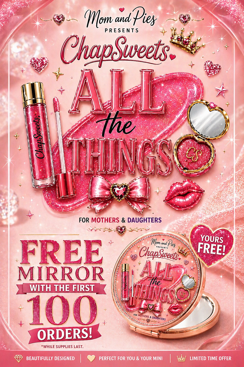 💕 ChapSweets Compact Mirror
