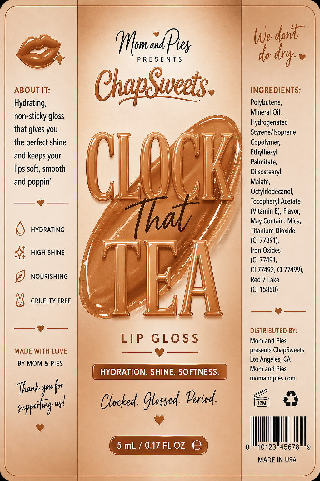 ChapSweets "Clock That Tea"